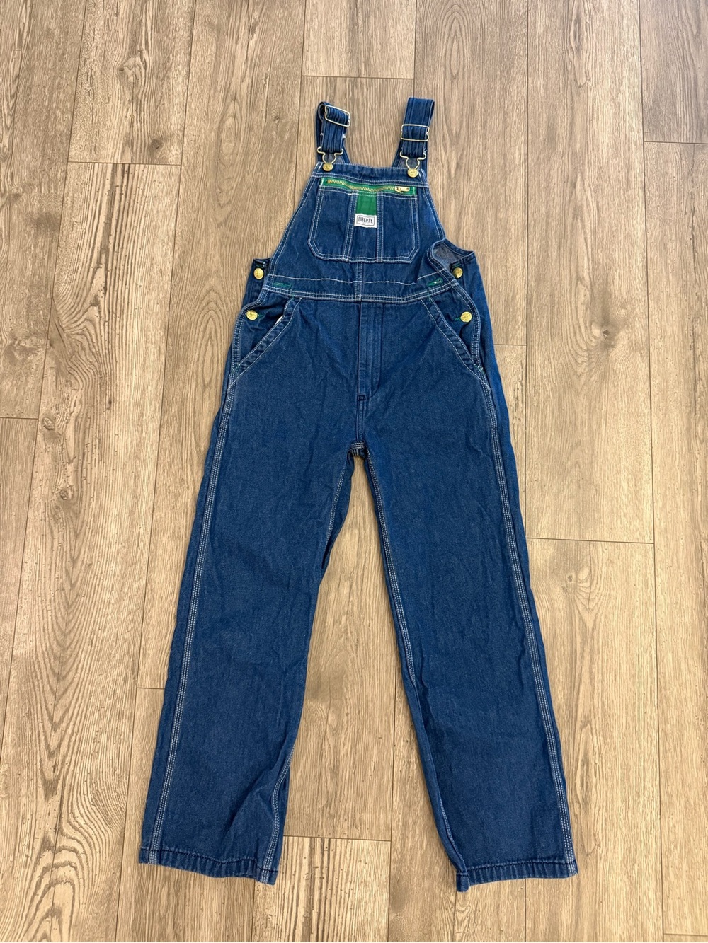 Liberty Bib Carpenter Workwear Youth Boys Size: 12 Denim Overalls